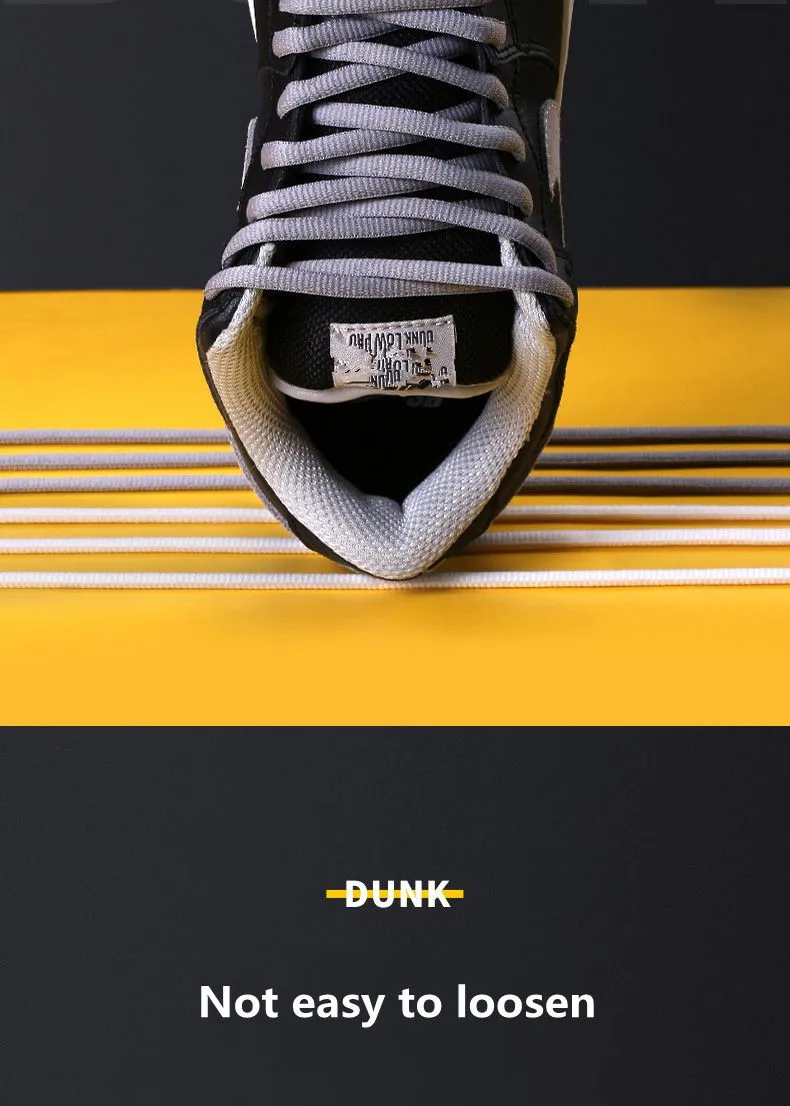 1 Paar Original SB Dunk Ovale Schnürsenkel Verdickte 0,9 cm Halbrunde Schnürsenkel Laufsneaker Schnürsenkel 140/160/180 cm Schnürsenkel – Detail 13