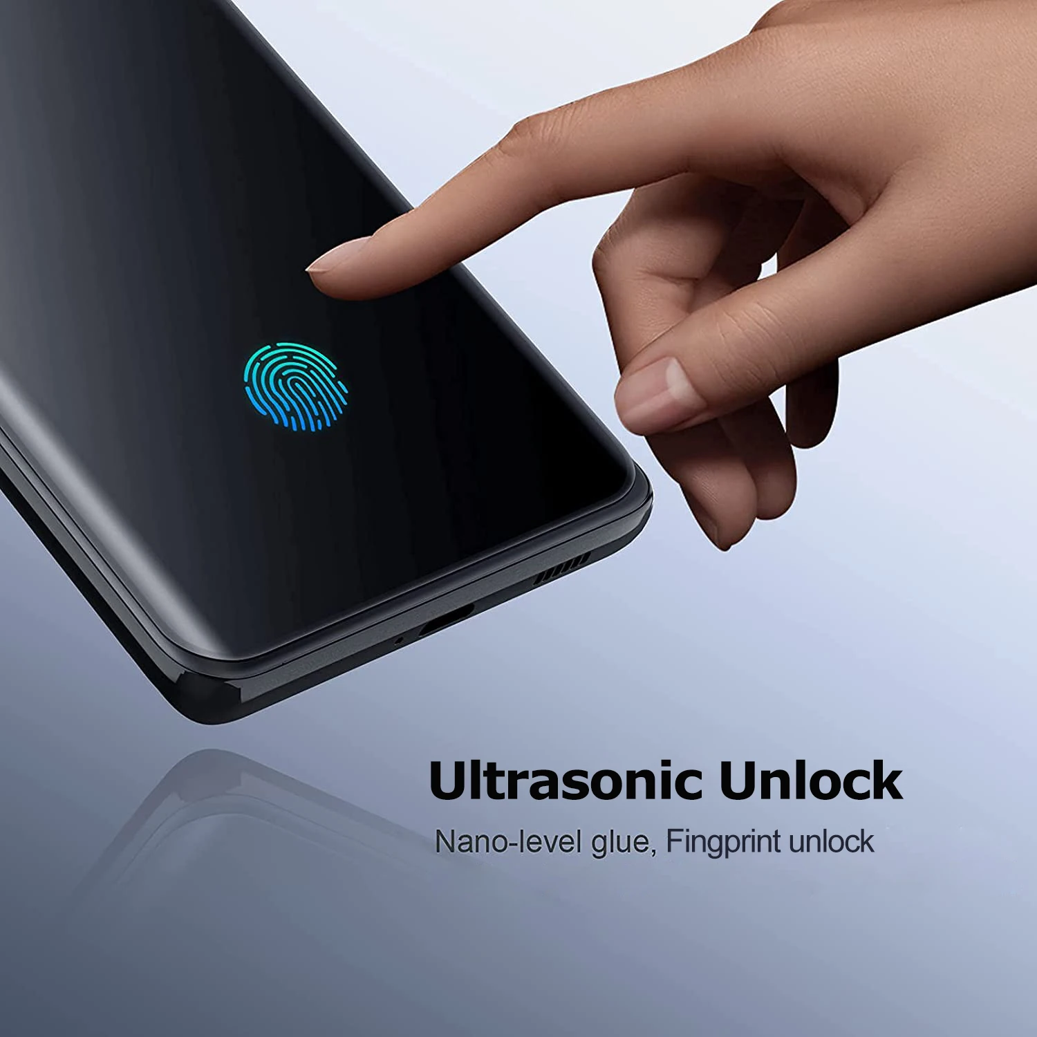 Fingerprint Unlock 3D Protective Glass For Xiaomi Mi 15 Ultra