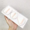 Estuche para borla marshmallow de maquillaje: Pack 3 pzas Transparente | Emoape