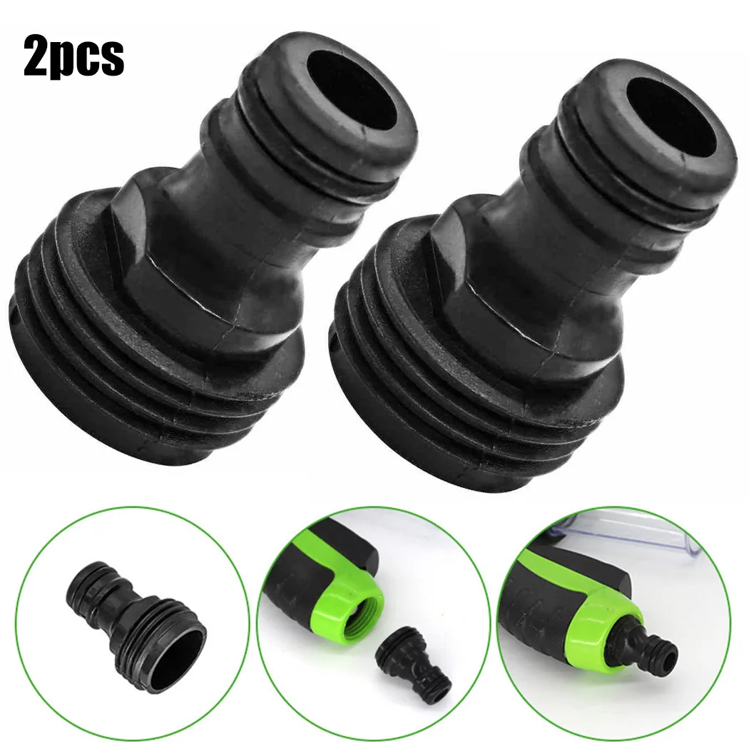 

Quick 2pcs Outer 6 Points Outer Nipple Threaded Joint Joint Standard Joint Car Wash Water Gun Tail Pipe Joint Fittings 3/4