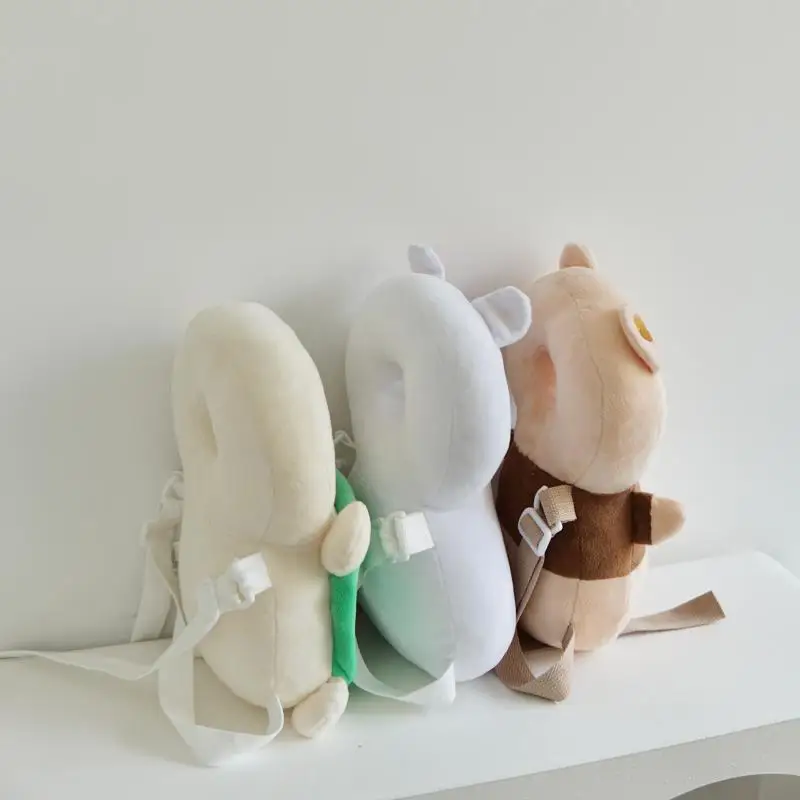 Instagram Children's Anti Drop Pillow Cartoon Little Bear Rabbit Head Protection Cushion for Infants and Toddlers