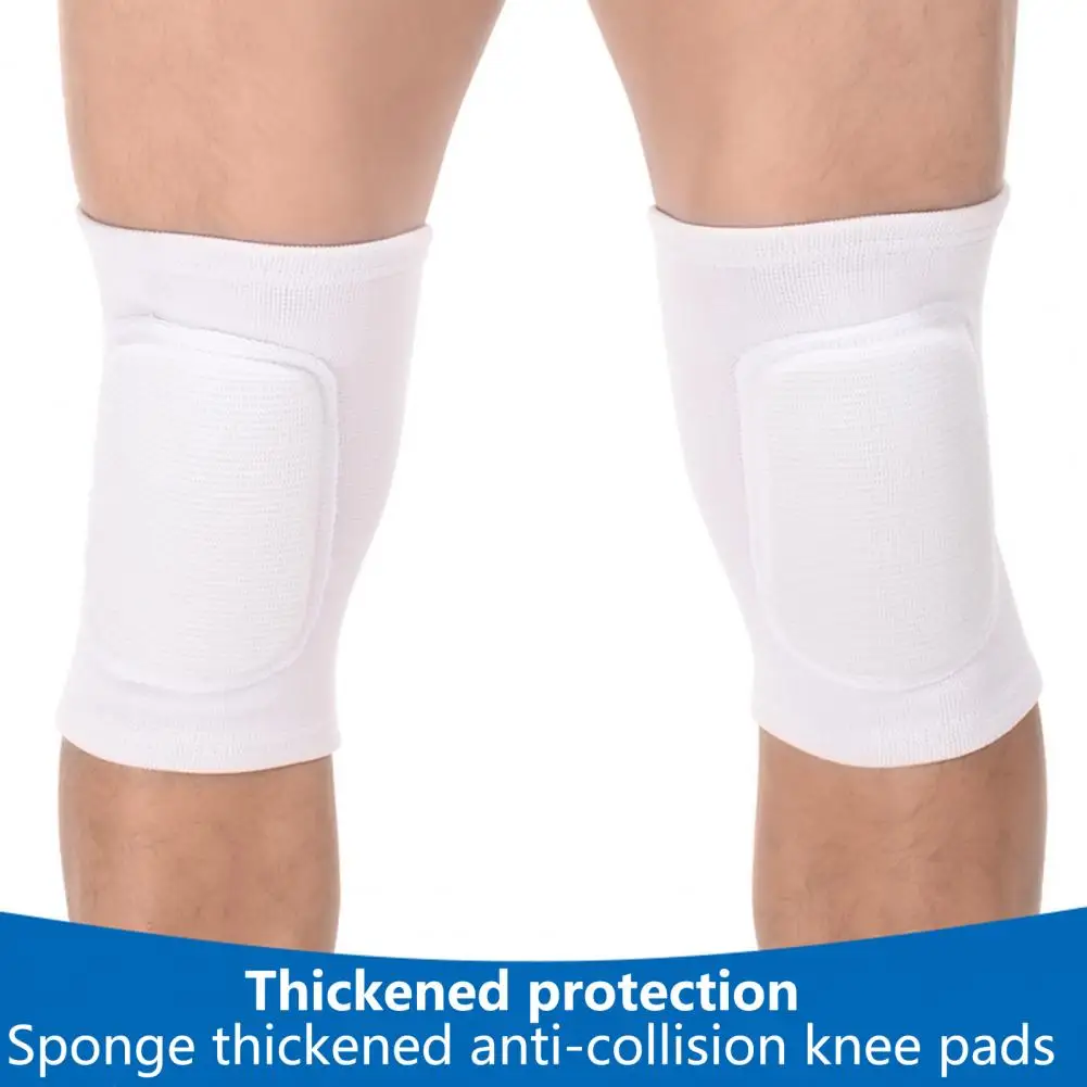 

1Pc Knee Pad Comfortable Fit Breathable Collision Avoidance Anti-slip High Elasticity Knee Protection Sponge Sports Protective G