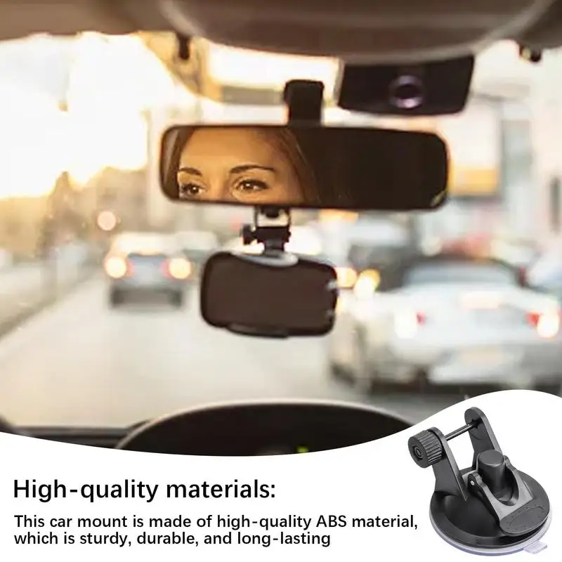 Camera Holder for Car 180 Degree Rotating Auto Holder Universals Camera Suction Cup Mount Adjustable Dash Cam Holder for Car