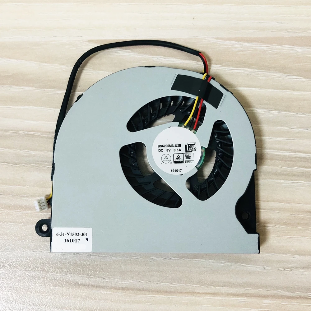 New Original Notebook Cooler For Clevo W650DC W650DD W650KK Laptop Cooling VGA GPU Fan FG5B 6-31-N1502-301 BS5205MS-U2B 5V 0.5A |