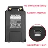 UV 5R Battery for Baofeng Walkie Talkie 1800mAh/3800mAh Li-Ion Battery USB Type C Fast Charge Upgrad BL-5 For UV-5RE UV5R BF-F8 2