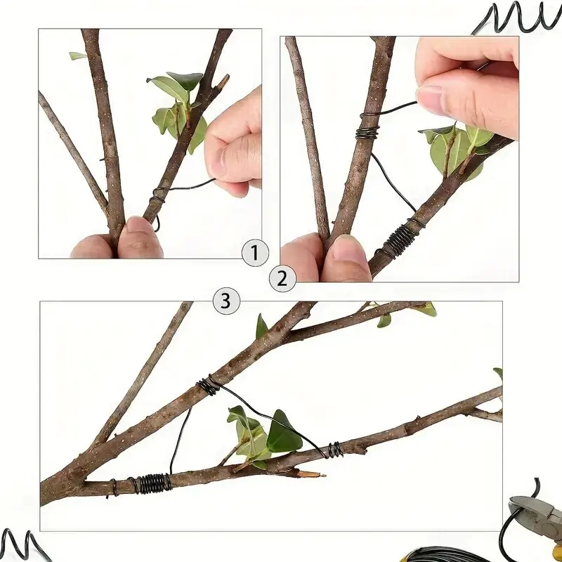 Filo Per Bonsai In Alluminio Ramato 2mm - 500 Gr (58 Mt), Duttile E Riutilizzabile