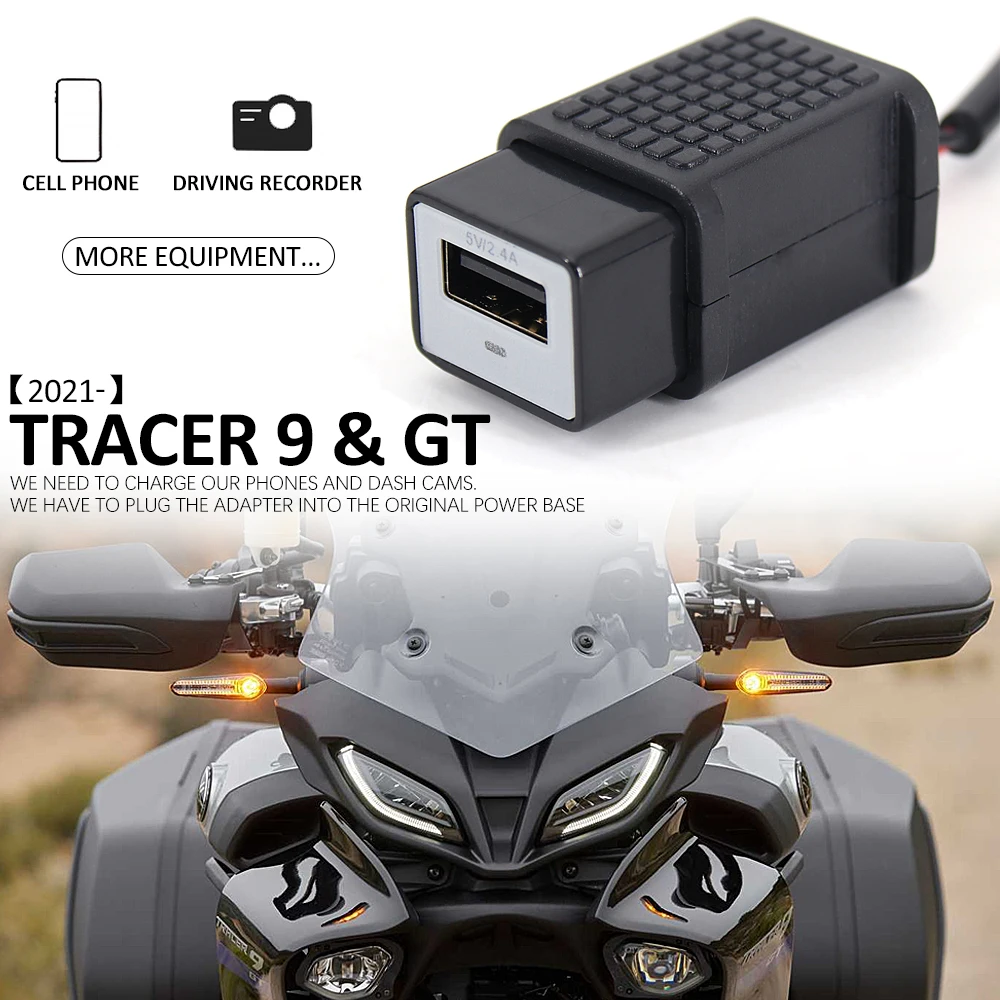 Nuovo Tracer 9 Porta Usb Tracer Impermeabile 7 Adattatore Per Caricabatterie Usb Presa Di Alimentazione Per Yamaha Tracer 900 Tracer 9 Gt 2021 2022