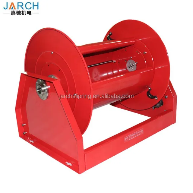 Hydraulic heavy duty cable reel drum 1/4 3/8 fuel water air food stainless  steel hose reels 200ft with gear motor and pipe guide - AliExpress