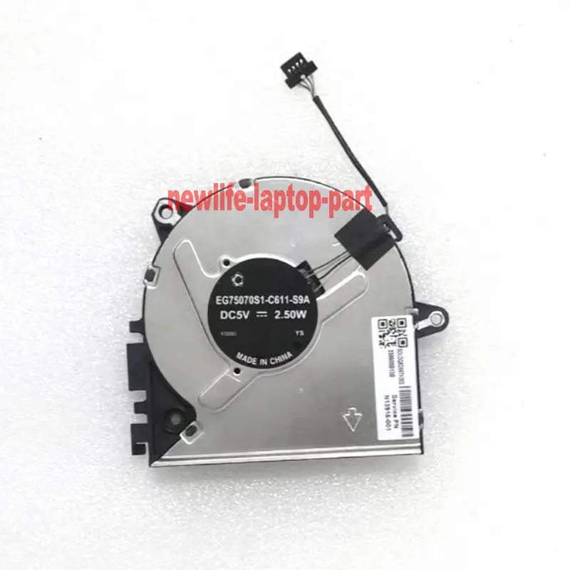 

NEW Original For HP Zbook Power 15 G7 G9 G3I G4I Laptop Cooling Cooler Fan HSN-Q26C HSN-Q36C N13915-001 EG75070S1-C611-S9A