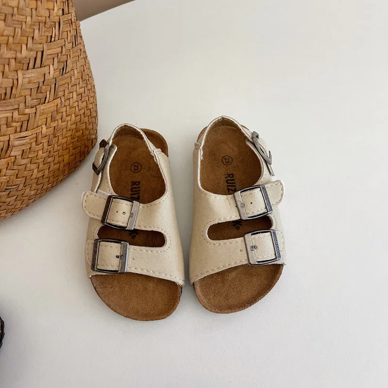 New Summer Kids Roman Sandals Korean Version Boys and Girls Beach Shoes Baby Parent-child Sandals Boutique Clothing