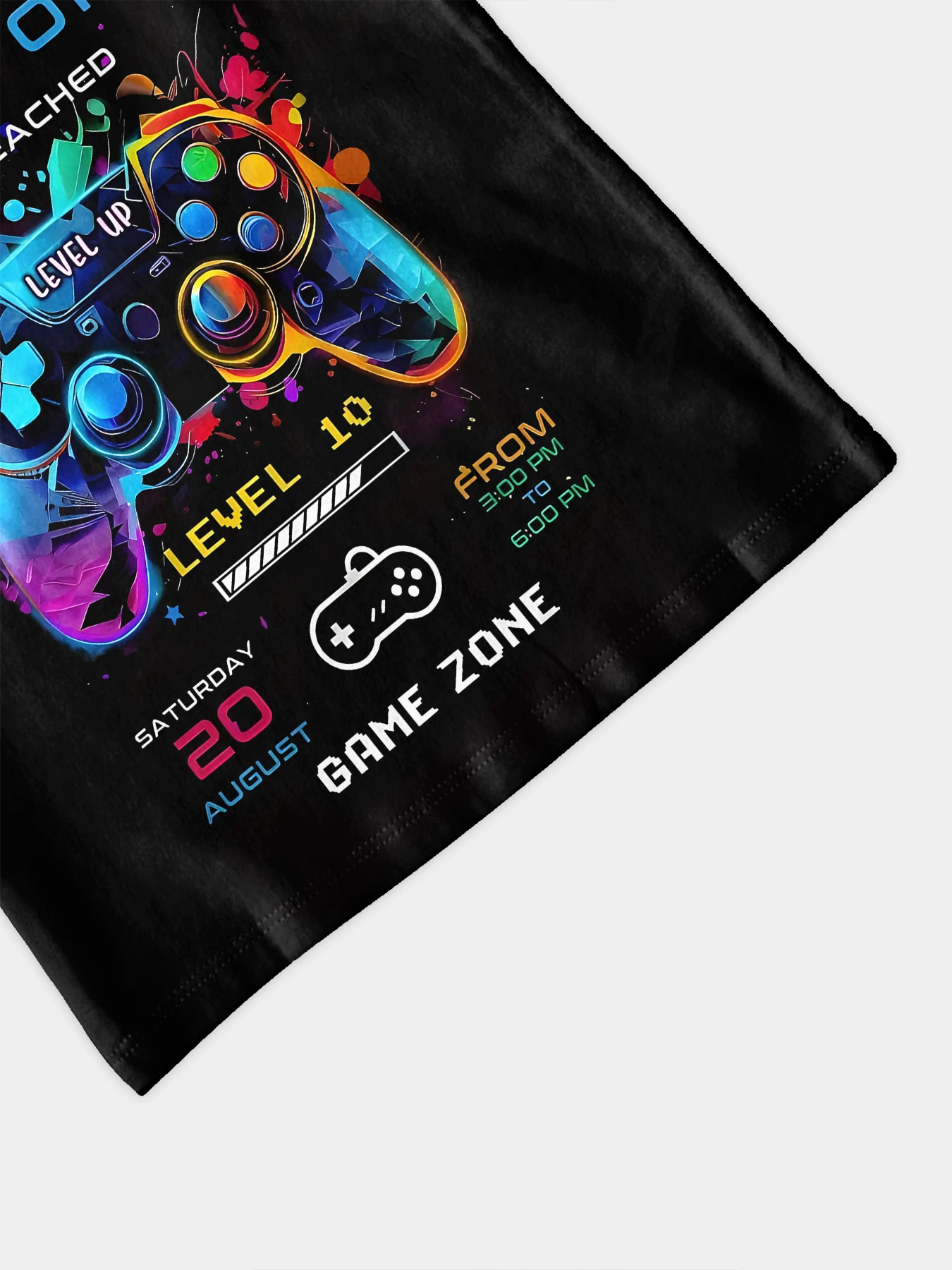 Fashionable summer children's short sleeved summer cool controller game console children's gift comfortable children's clothing 5
