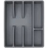 Storage Rack Organizer Box Utensil Organizer Cutlery Organizer Tray Plastic Flatware Organizers 6