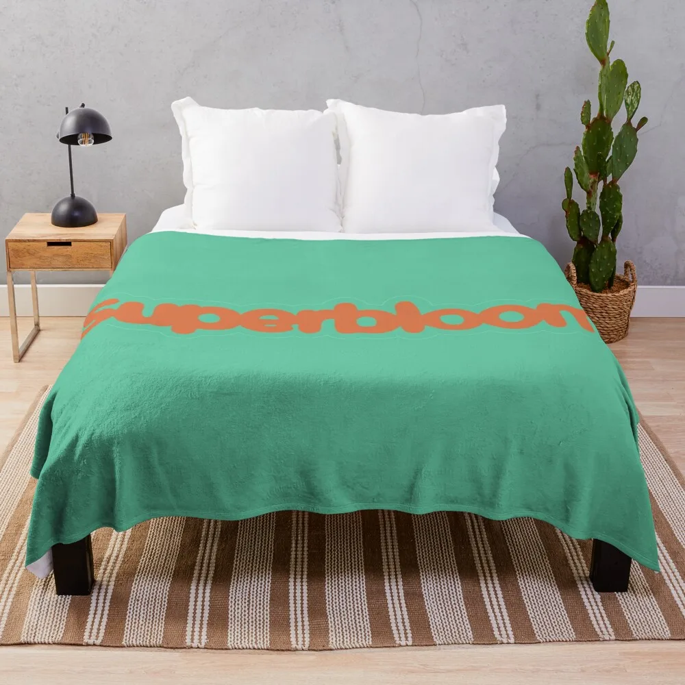 

superbloom Throw Blanket Soft Plaid Soft Plush Plaid