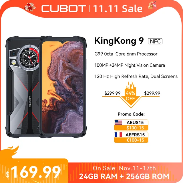 Unleash Your Creativity with the NEW Cubot Rugged Smartphone KingKong 9