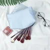 Striped Travel Storage Bag Cosmetic Case Hand-held Large-capacity Multi-purpose Trip Toiletries Pouch Stationery Organizer 4
