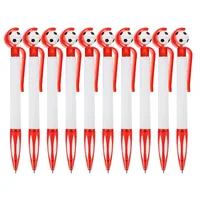 10 Pcs Football Ballpoint Pen Handwriting Pens Ink Soccer Shape Bulk Party Favors Office Supplies Plastic Stationery Student 1