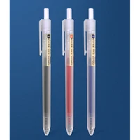 3-5pcs Retractable Gel Pens Set Black/Red/Blue Ink Ballpoint 0.5mm Quick Drying Business Signature Fine Point Writing Supplies 3