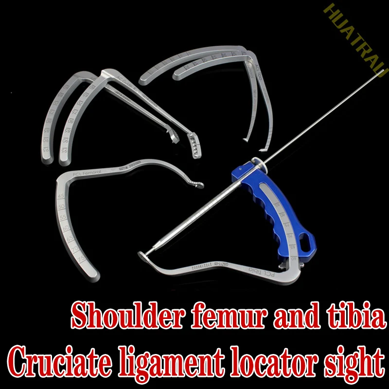 Grande localizador de ligamentos cruciados internos vista instrumento ortopédico medicina esportes médicos ombro fémur quadril tibia joint joelho