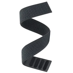 Premium Hook - and - Loop Nylon Strap - 22mm/26mm Adjustable Watchband - 26MM (Gray)