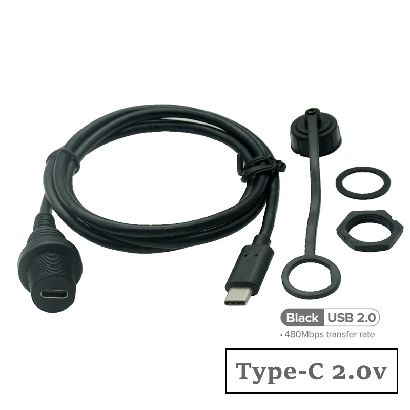 Mount Cabo de extensão, USB tipo C,