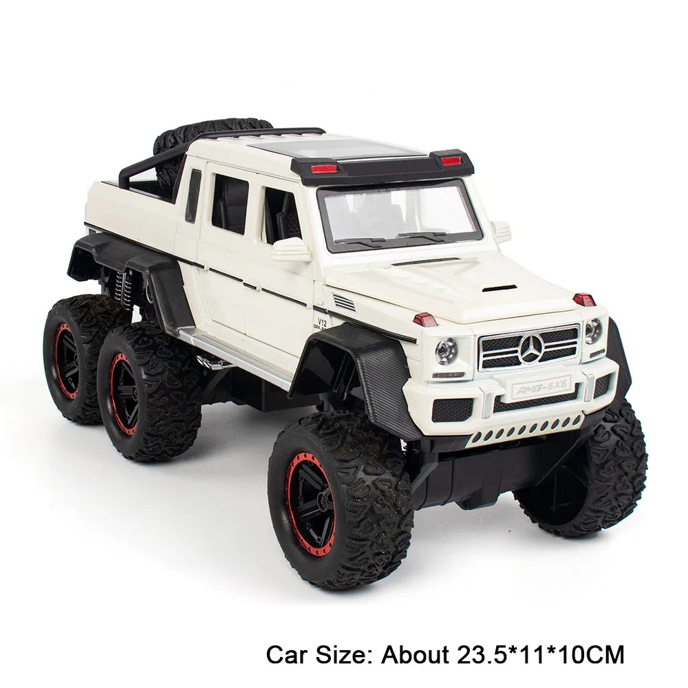 Wrangler G63 Alloy Diecast Off-Road Toy Car with Sound and Light Effects