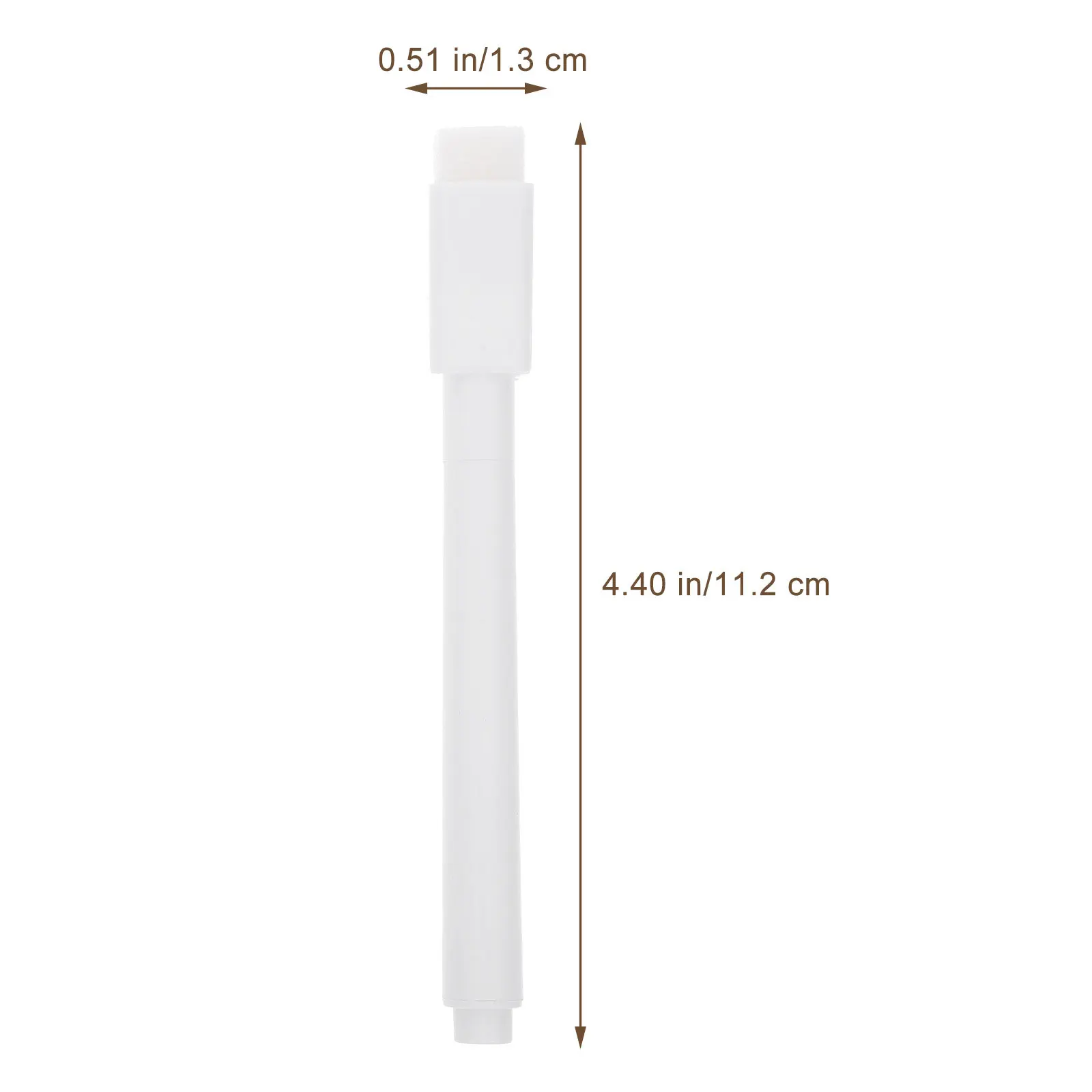 15Pcs 흰색 분필 펜 액체 마커 지울 수있는 브러시 팁 유리 창용 쓰기 펜 공예 DIY 사무용품