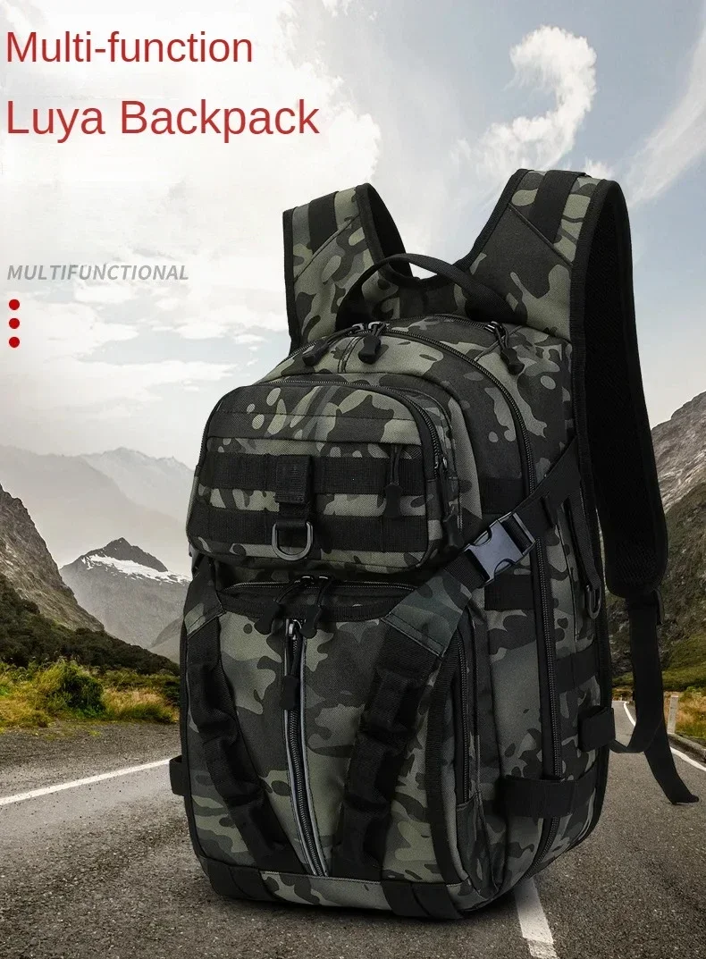 Description Picture 2 of itemMen's fishing lure rod luggage camping mountaineering backpack hunting multi-functional military tactical fishing shoulder bag