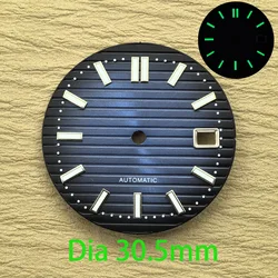 Green Luminous Nautilus Watch Dial - 30.5mm for Watch Repair and Customization (10)