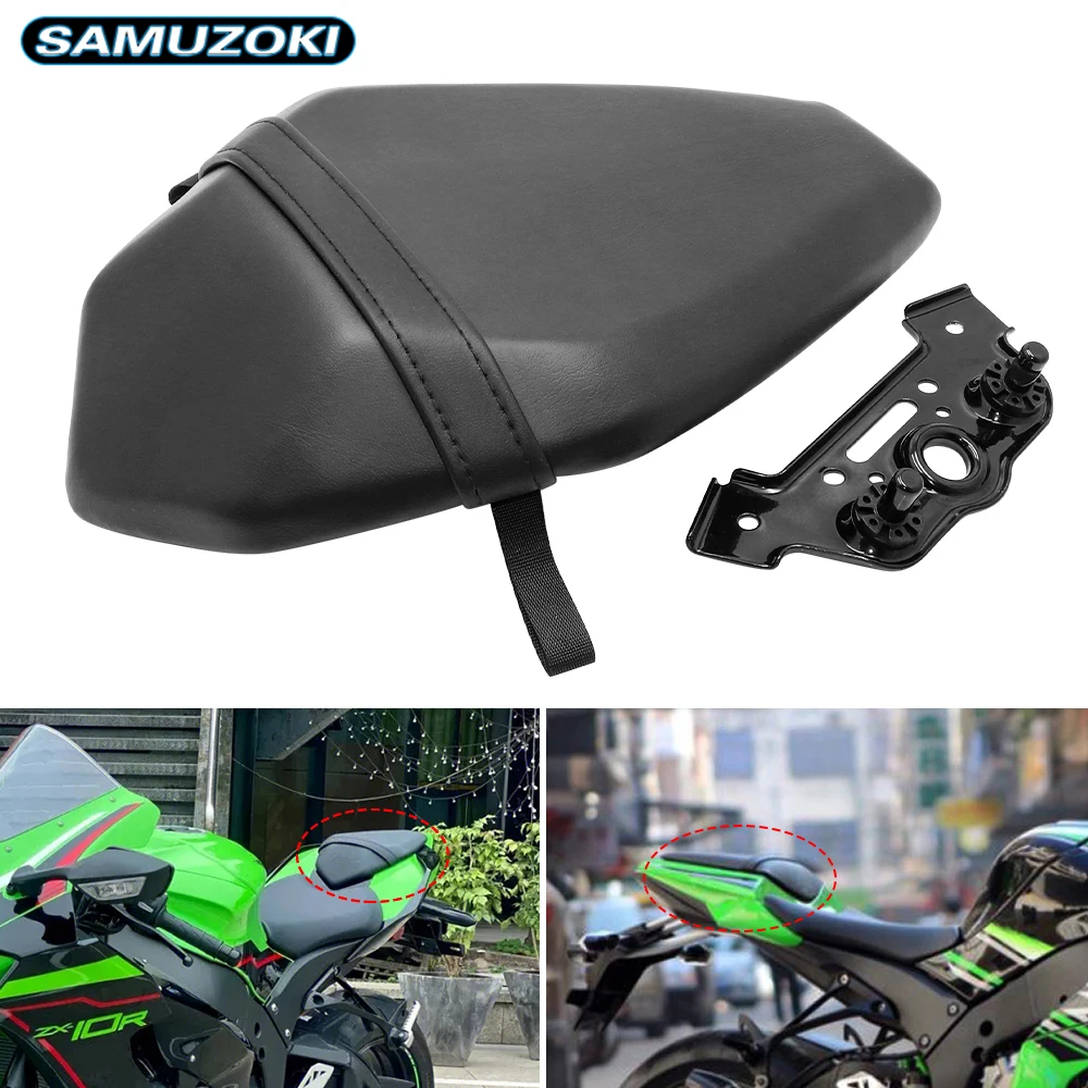 Motorcycle Black Seat Rear Pillion Passenger Rear Seat Assy
