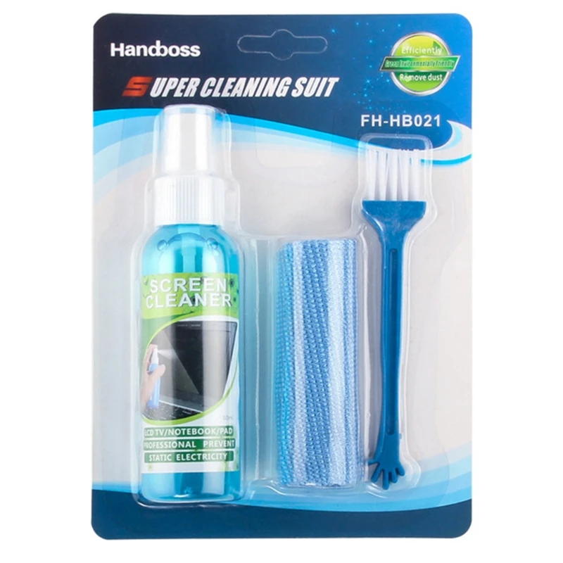 

Three-piece Set Cleaner Fiber Colth Mobile Phone Notebook Lens Screen Cleaning
