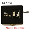 TV show The Office Fun Dwight Jim Pam figure print Wooden Music Box Music Theme Musical Box Birthday Gift To TV fans Friends 1