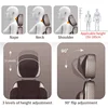 JinKaiRui Electric Neck Back Body Household Massager Vibrate Cervical Malaxation Device Infrared Heating Massage Pillow Chair 2
