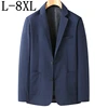 Size 8XL 7XL 6XL 2022 New Autumn Classic Solid Color Blazer Men Business Suit Jacket High Quality Casual Loose Mens Blazers 1
