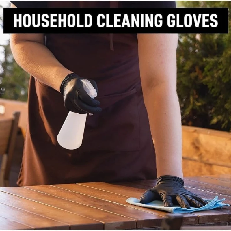 100pcs Disposable Rubber Gloves,Multipurpose Cleaning & Household Gloves,Comfortable, Durable, Non-Slip Grip,Kitchen,Gardening