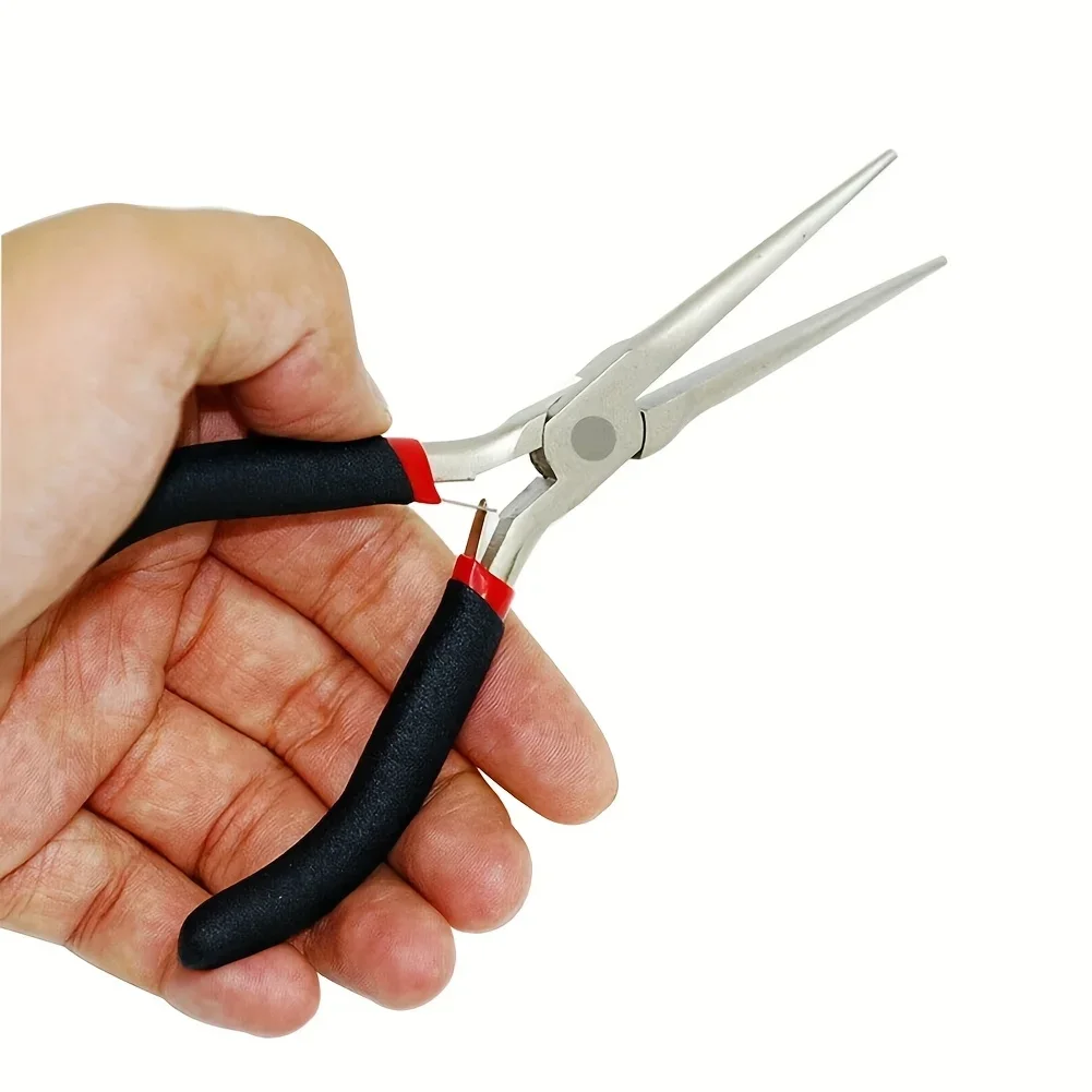 Nose Plier Multi tool 1PC Long Nose Plier Needle Forceps Repair Hand Tool