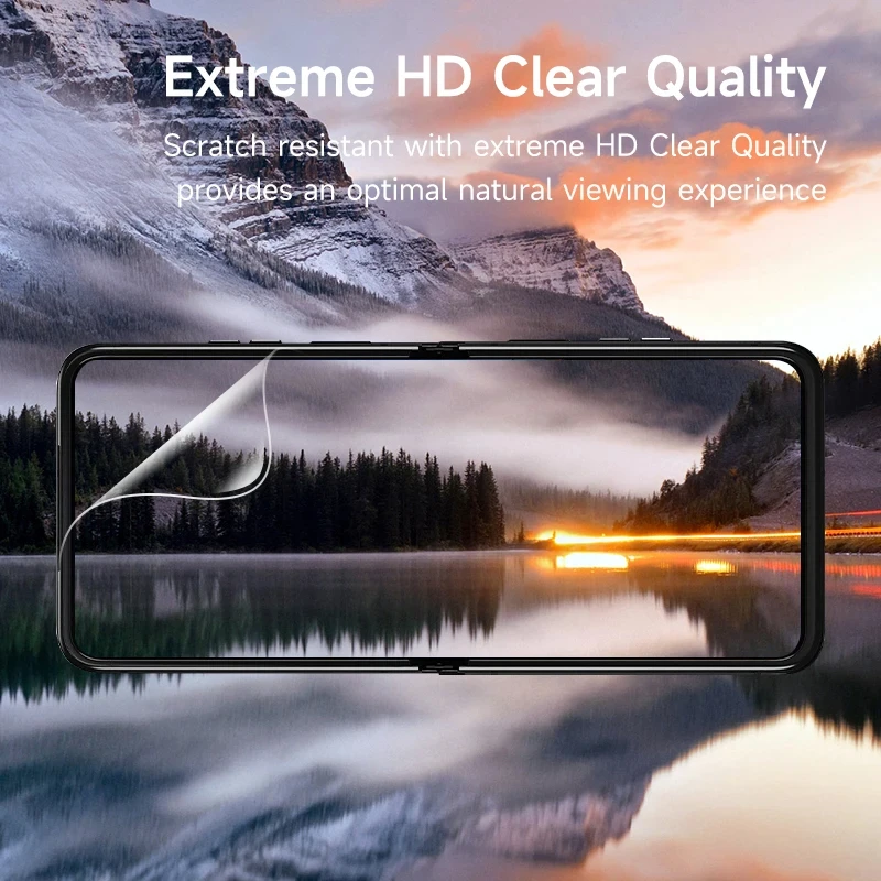 Premium 3-Pack Hydrogel Soft Film Full-Coverage Screen Protector