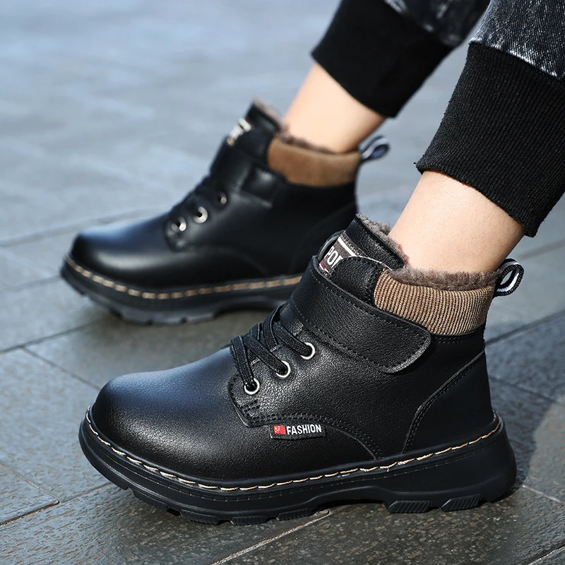 Children Snow Boots Warm Non-slip Shoes For Boys Girls Brand Boots Comfort Baby Plush Fashion Sneakers children boots