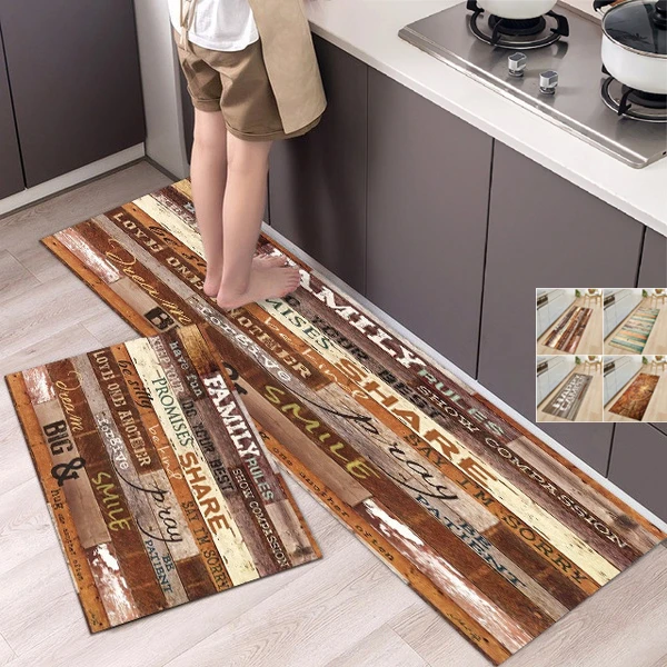 alfombra cocina antideslizante lavable alfombra vinilica estera Alfombras  antideslizantes lavables para cocina, felpudo largo para entrada de  dormitorio, pasillo del hogar, decoración de suelo, alfombra antideslizante  - AliExpress