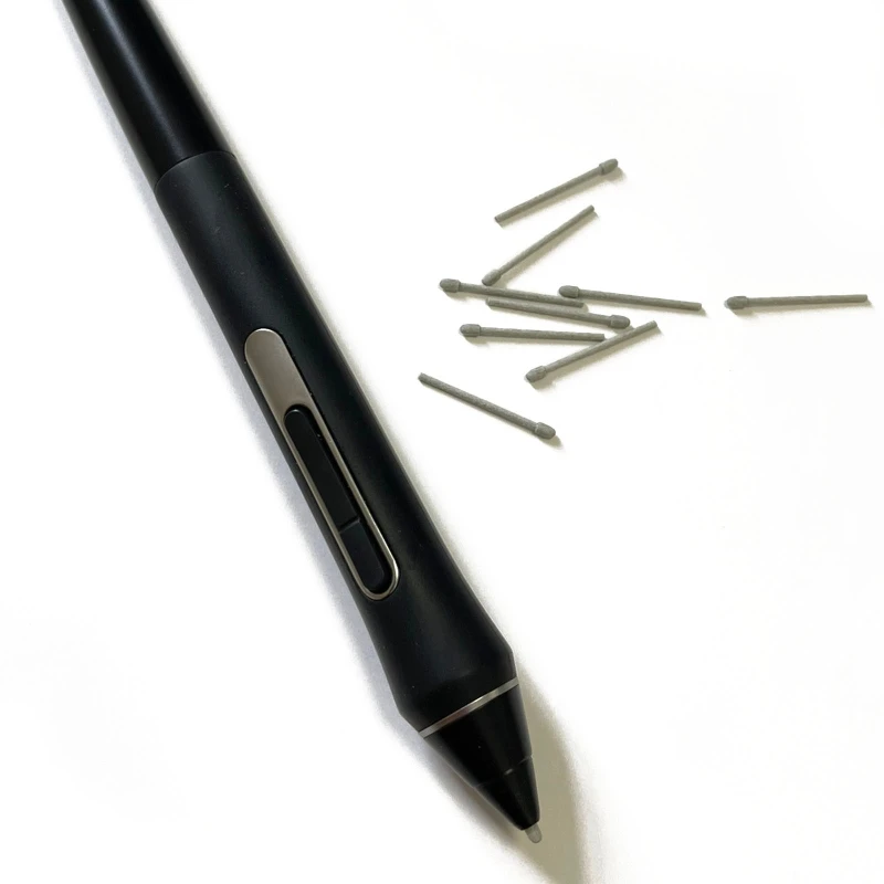 Graphic drawing pad stylus pen replacement nibs for Intuos Pro PHT860/ PHT660, Cintiq 10-Pack