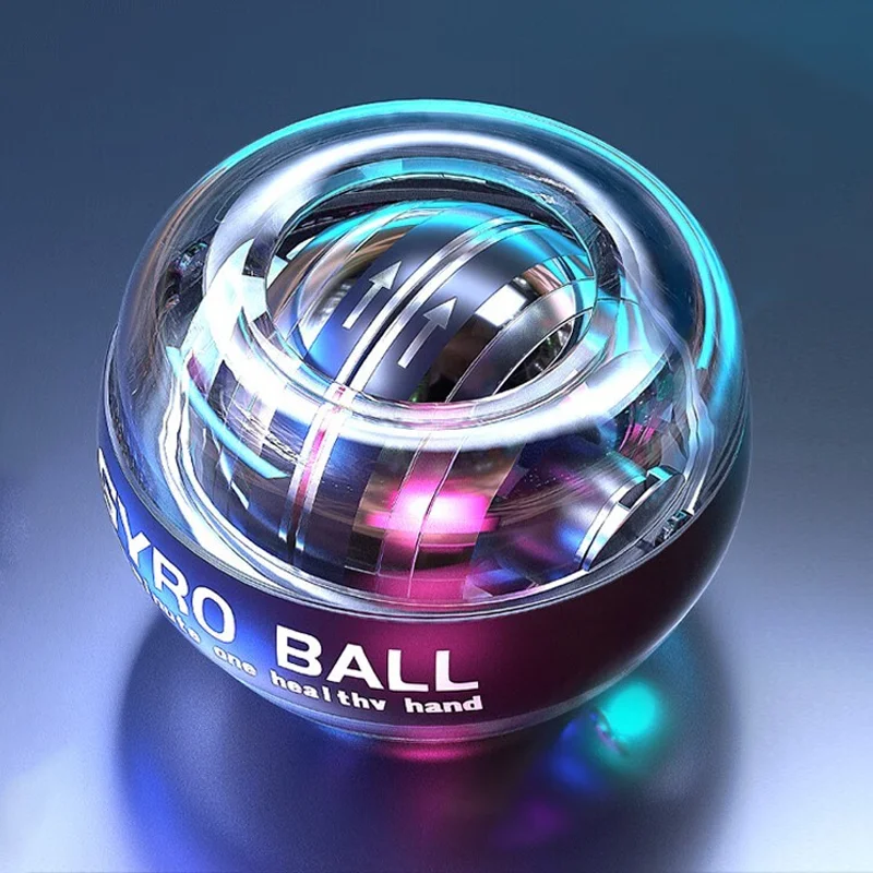 Gyro Ball Wristball Glowing Gyroscope Training Centrifugal Force Wrist Muscle Relaxation Arm Fitness Equipment