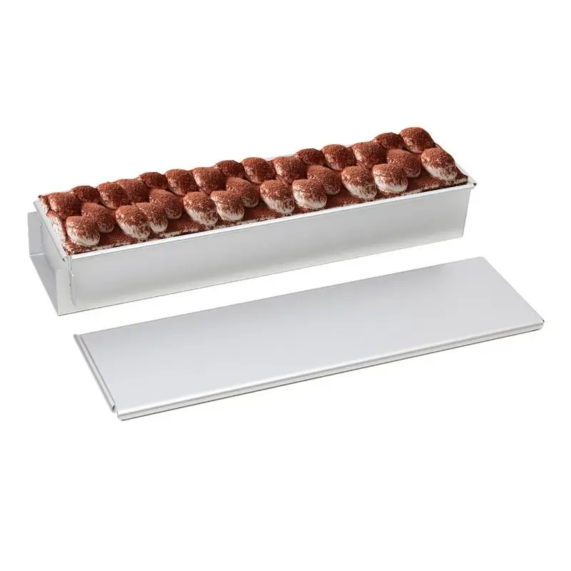 

Rectangle Baking Pan Bread Mold Baking Loaf Pan Nonstick Homemade Bread Maker Aluminum Mousse Mold With Lid Bakeware Baking Pan