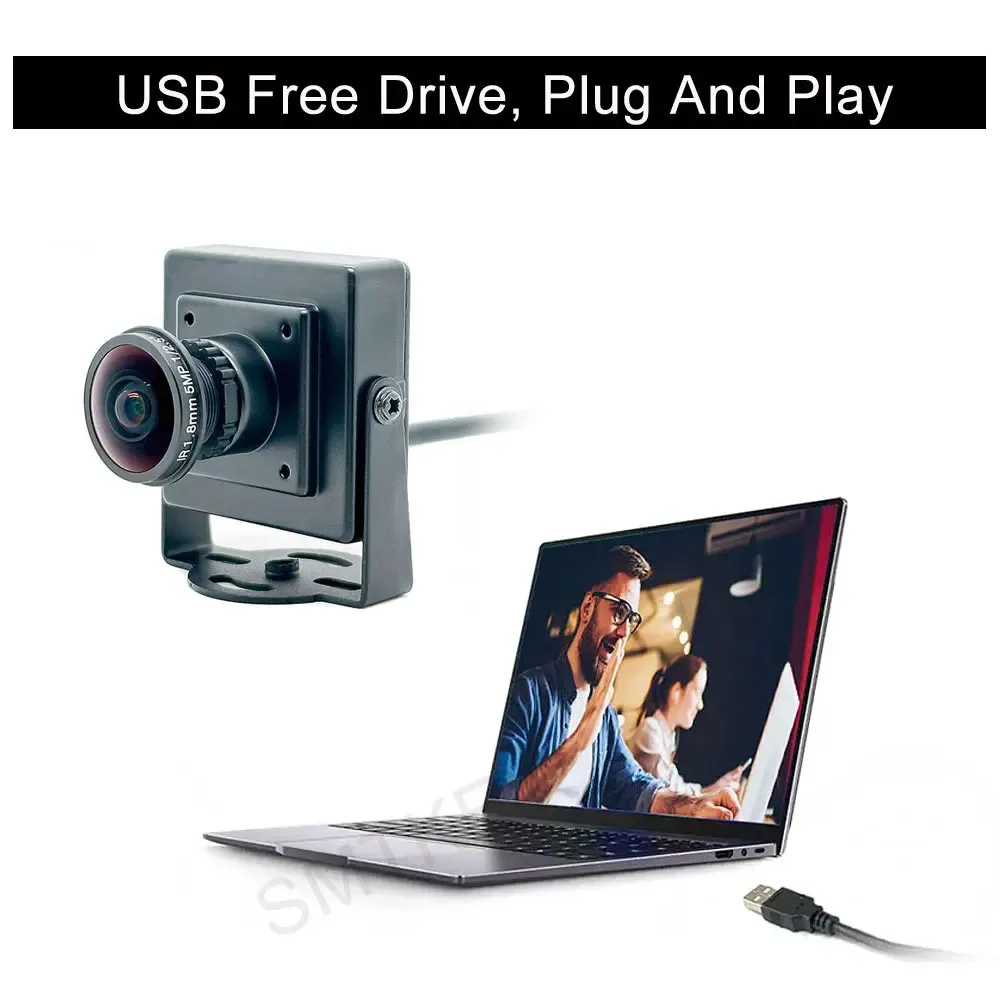 Computer Drive De Camara Para Windows 10 160Degree Wide Angle 5MP