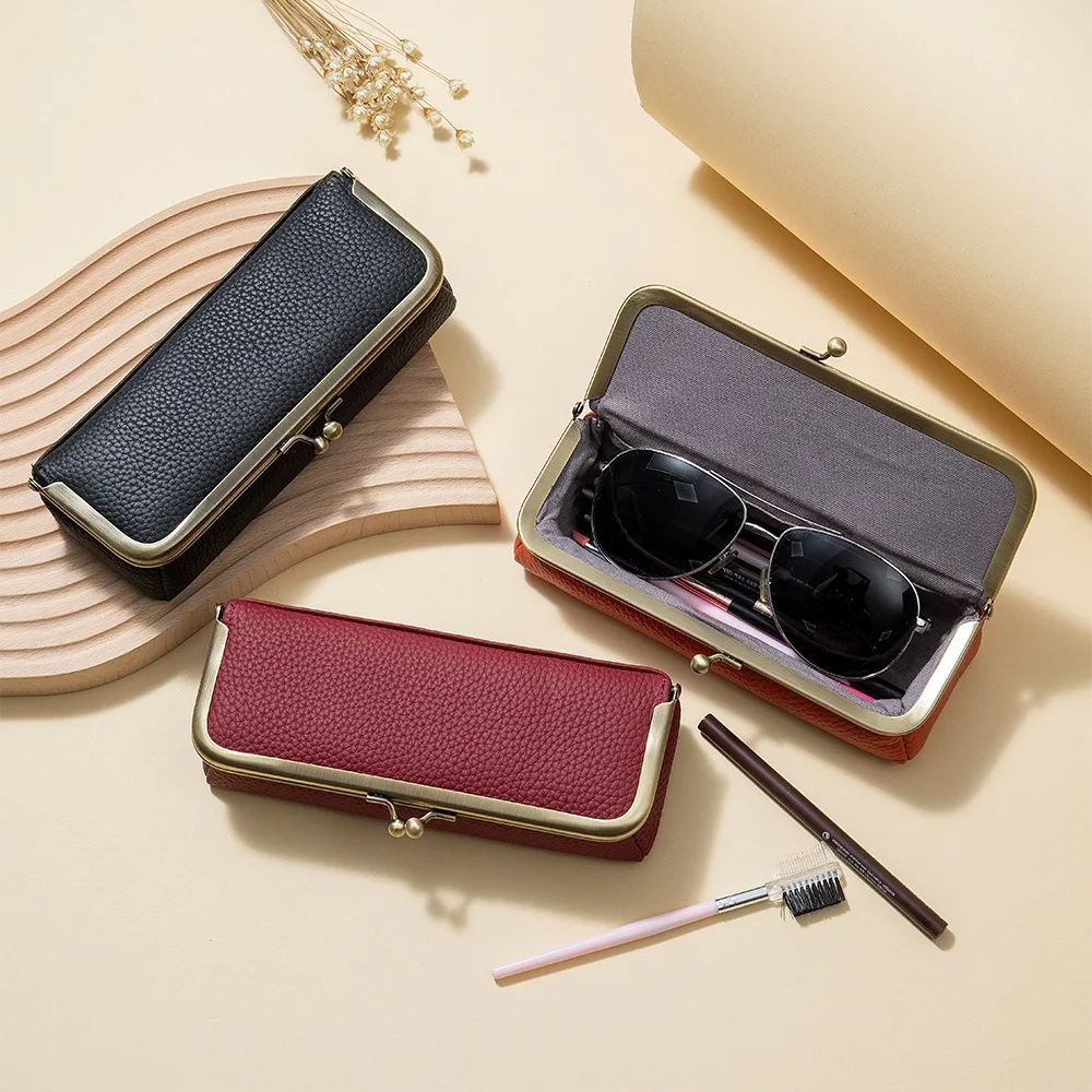 Premium Genuine Leather Sunglasses and Eyewear Holder Pouch