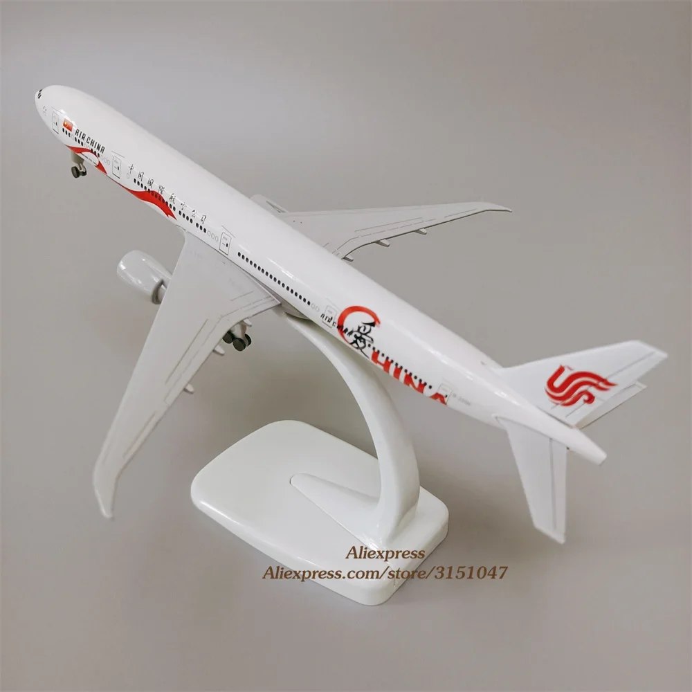 19cm Model Airplane Air China LOVE B777 Boeing 777 Airways Airlines Metal Alloy Plane Model Diecast Aircraft with Wheels
