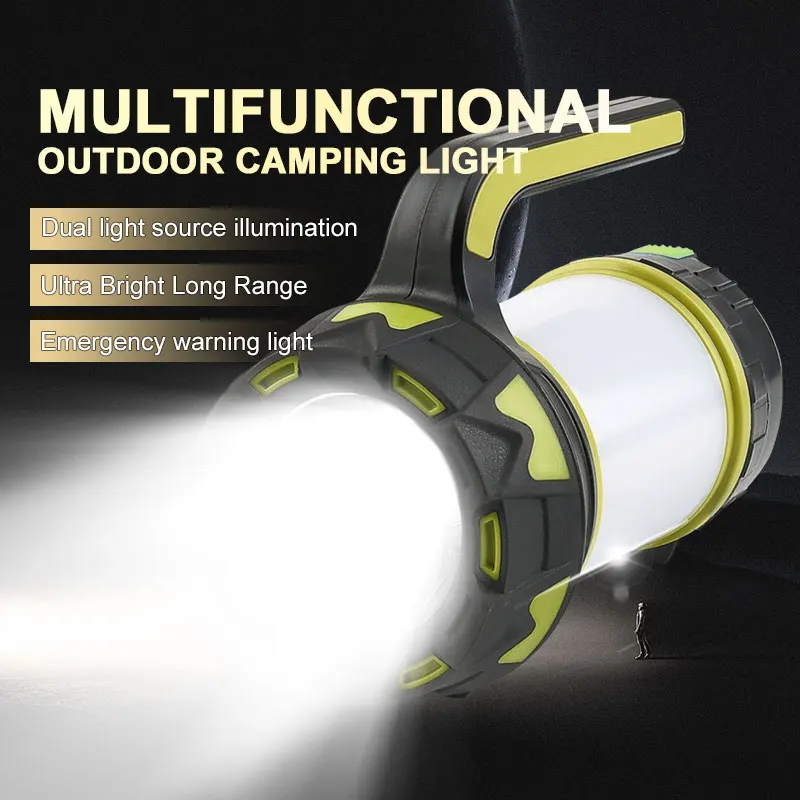 LE 9W Battery Powered Camping Lanterns Ultra Bright 500LM