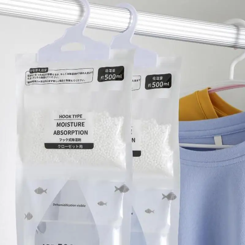 Moisture absorber bag Useful Moisture Household Wardrobe Absorbent Bag Household Humidity Absorbing Bags Cabinet Hygroscopic Anti Mold Desiccant Bags