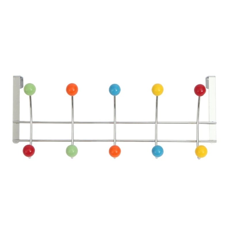 

Bedrooms Bathroom Door 10 Hooks Stainless Steels Over Door Storage Hooks Hanger