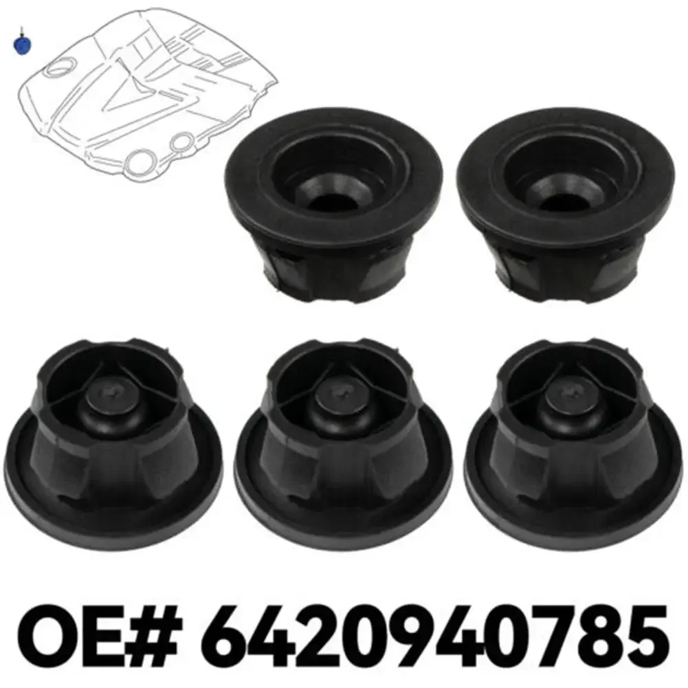 5pc Engine Cover Grommets Bung Absorbers For Mercedes OM642 6420940785