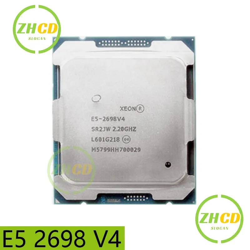 Intel Xeon For E5 2698 V4 CPU Processor 20 Core 40 Threads 2.2GHZ 50MB ...