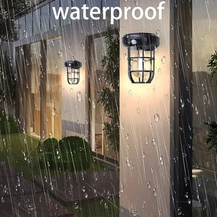Portable Solar Induction Outdoor Atmosphere Camping Light Creative Waterproof Tungsten Filament Light Bright Hanging Tent solar lamp,solar wall light